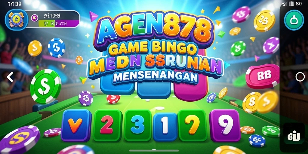 Tampilan gameplay seru AGEN878 dengan pemain menikmati permainan Bingo.