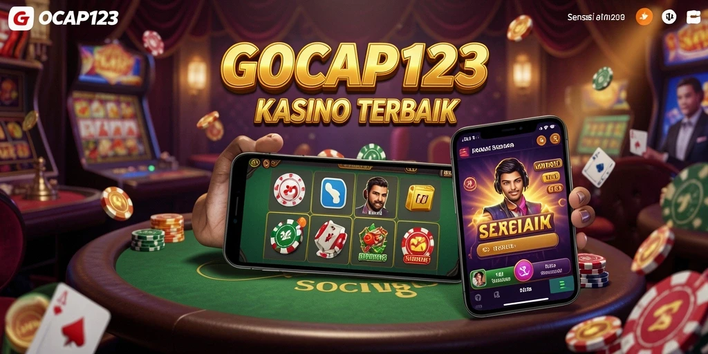 Tampilan gameplay Kasino yang realistis dan mengasyikkan di GOCAP123.