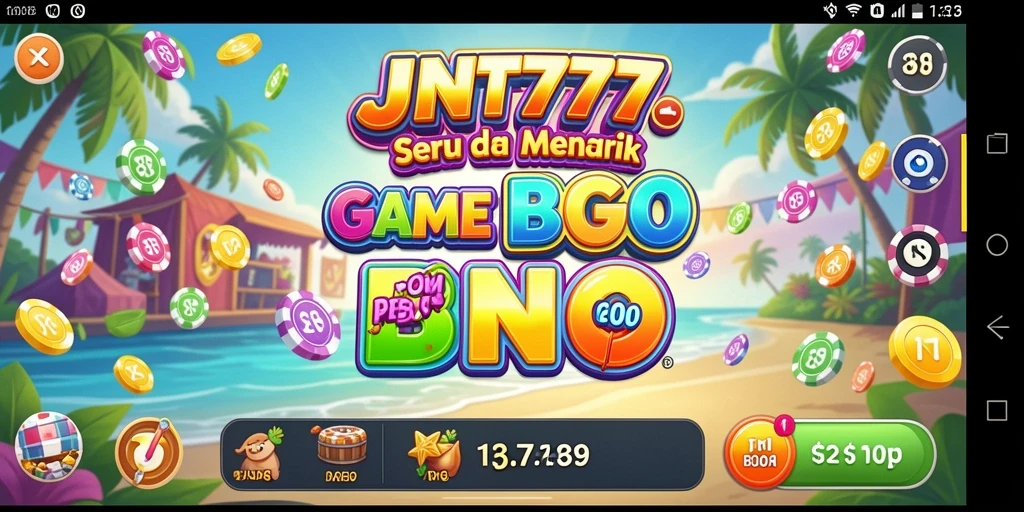 Tangkapan layar utama JNT777 menampilkan gameplay Bingo yang seru.
