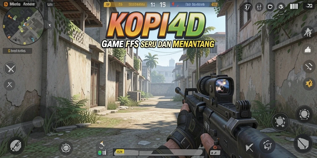 Screenshot utama KOPI4D menampilkan momen aksi dalam game FPS yang seru.