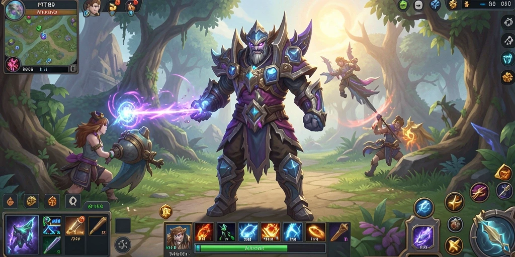 Tangkapan layar utama PT89 menampilkan aksi menyenangkan dalam MMORPG.